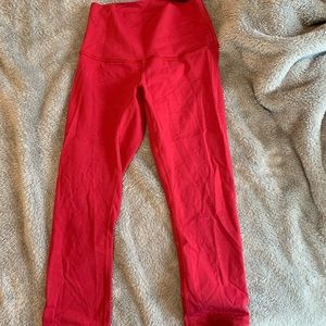 Lululemon Wunder Under high rise crop tights